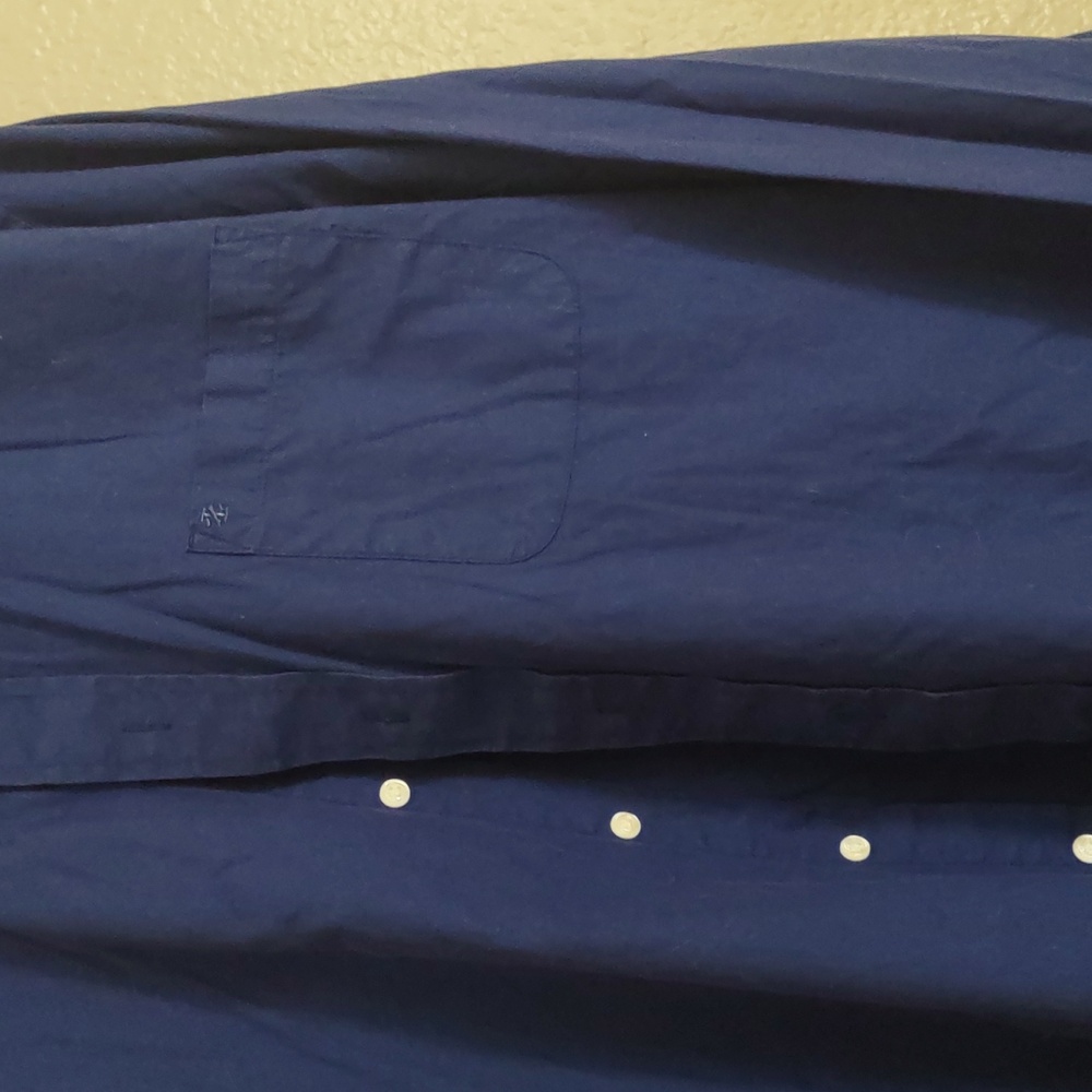 SLIGHTLY USED IZOD ROYAL BLUE SIZE XLARGE LONG SLEEVE BUTTON DOWN - Picture 7 of 14